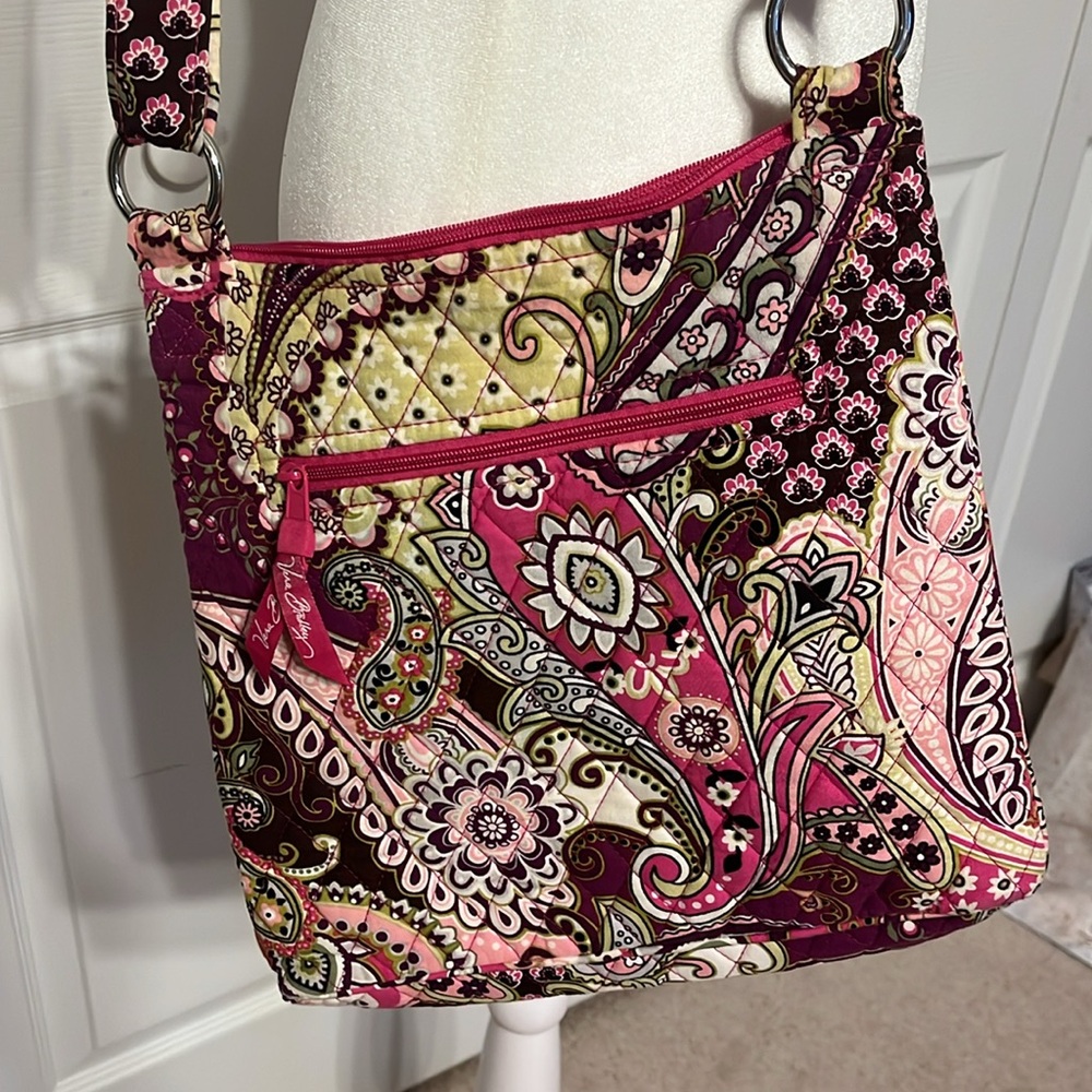 Vera Bradley very berry paisley hipster crossbody retired print